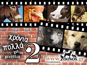Το www.zoosos.gr έγινε 2 ετών!